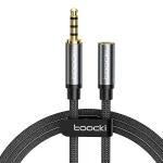 აუდიო კაბელი Toocki 3.5mm Male to 3.5mm Female TRS AUX Audio Cable