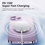 უსადენო დამტენი Toocki Portable Mobile Phone Charger Magnetic, Wireless Charger 15W, TCWX FZ02