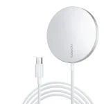 უსადენო დამტენი Toocki Portable Mobile Phone Charger Magnetic, Wireless Charger 15W, TCWX FZ02, Gray