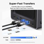 storage system ugreen nasync dxp4800 intel n100 8gb diskless rj45 usb usb c hdmi space gray 9 (1)