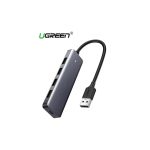 USB ჰაბი UGREEN CM219 (50985) UGREEN USB 3.0 4 Ports USB Hub Gray