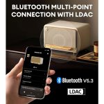 დინამიკი Edifier D32, 60W, Bluetooth, USB C, AUX, Wi Fi AirPlay, Speaker, White 2