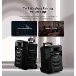 კარაოკე დინამიკი Edifier A3 8s, 8W, Bluetooth , USB, Party Trolley Speaker, Bla