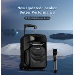 კარაოკე დინამიკი Edifier A3 8s, 8W, Bluetooth , USB, Party Trolley Speaker, Blac