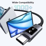 usb kabeli ugreen l509 35513 100w usb c to usb c 2m blackgrey (1)