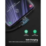 usb kabeli ugreen us176 20864 18w usb a to usb c 90 degree 0 5m space gray (1)