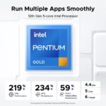 Storage system UGREEN NASync DXP4800 Plus (35261) Intel Gold 8505, 8GB, Diskless, RJ45, USB, Type-C, HDMI, Space Gray