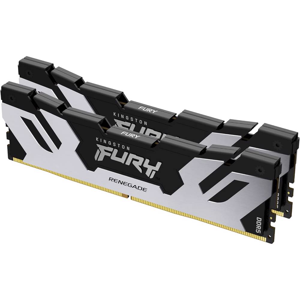 KF564C32RSK2-64 Kingston 64GB 6400MT/s DDR5 CL32 DIMM (Kit of 2) FURY Renegade Silver XMP