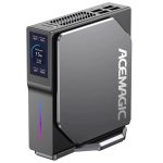 Mini PC ACEMagic S1, Intel N100, 16GB, 512GB SSD, Integrated, Black