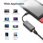 USB ქსელის ადაპტერი UGREEN CM199 (50737) USB Type C to 10/100/1000M Ethernet Adapter (Space Gray) - Image 5