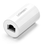 ქსელის კაბელის გადასაბმელი UGREEN NW116 (20391) RJ45 Ethernet adapter 8P8C Female anti-thunder Rj45 connector Network extension cable adapter Ethernet cable (White) - Image 2