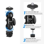 NEEWER ST13 Double Ball Head - Image 7