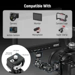 NEEWER UA009 Flexible Articulating Magic Arm with Dual Ball Heads with 1/4" Screws - Image 6