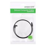 SATA კაბელი US217 (30797) SATA 3.0 Data Cable 90° Elbow Black 0.5M - Image 4