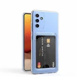 Samsung Galaxy A54 5G Transparent Card Case, გამჭვირვალე ბარათის ჩასადებით ქეისი