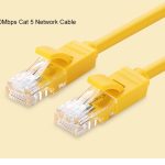 UTP LAN კაბელი UGREEN NW103 (11232) Cat5e Patch Cord UTP Lan Cable, 3m, Yellow