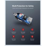 მანქანის USB დამტენი UGREEN ED018 (50875), Car Charger Dual USB, Black - Image 2