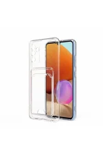 Samsung Galaxy A54 5G Transparent Card Case, გამჭვირვალე ბარათის ჩასადებით ქეისი - Image 2