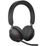 ყურსასმენი Jabra 26599-999-999 Evolve2 65 Link380a MS Stereo, Headset, Wireless, USB-A, BT, Black - Image 3
