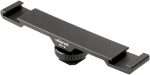 Ulanzi PT-2 Aluminum Universal Cold Shoe Extension Bracket 2 Hot Shoe Mounts Extension Bar Dual Bracket with 1/4" - Image 2