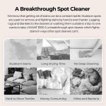 ქიმწმენდის აპარატი Uwant B100-S, 450W, 1.8L, Multiple Spot Cleaner, White - Image 6