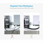 კაბელ მენეჯერი UGREEN LP121 (30819) Cable Organizer, 3m, Black - Image 5