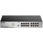 სვიჩი D-Link DGS-1016D, 16-Port Gigabit, Switch, Black
