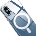 სილიკონის ქეისი Transparent Case with Magsafe iPhone X / XS