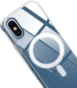 სილიკონის ქეისი Transparent Case with Magsafe iPhone XS Max