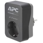 ადაპტერი APC PME1WB-GR, Essential SurgeArrest 1 Socket, Black