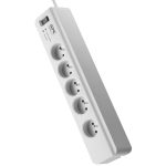 დენის გამანაწილებელი APC PM5-FR Essential SurgeArrest, 5 Socket, 1.8m, White