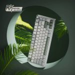კლავიატურა Royal Kludge RK R75 RGB Mechanical Keyboard, Brown switch, Hot Swappable, Type-C wired, Sky Cyan - Image 3