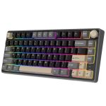 კლავიატურა Royal Kludge RK R75 RGB Mechanical Keyboard, Brown switch, Hot Swappable, Type-C wired, Phantom - Image 2