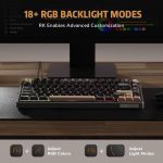 კლავიატურა Royal Kludge RK R75 RGB Mechanical Keyboard, Brown switch, Hot Swappable, Type-C wired, Phantom - Image 3