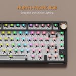 კლავიატურა Royal Kludge RK R75 RGB Mechanical Keyboard, Brown switch, Hot Swappable, Type-C wired, Phantom - Image 4