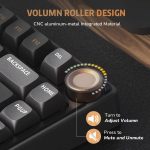 კლავიატურა Royal Kludge RK R75 RGB Mechanical Keyboard, Brown switch, Hot Swappable, Type-C wired, Phantom - Image 8