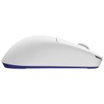 მაუსი Royal Kludge RK M30 Gaming Mouse Wireless, 2.4GHz, Bluetooth, USB White Blue - Image 6