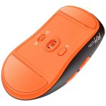 მაუსი Royal Kludge RK M30 Gaming Mouse Wireless, 2.4GHz, Bluetooth, USB Black Orange - Image 3