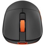 მაუსი Royal Kludge RK M30 Gaming Mouse Wireless, 2.4GHz, Bluetooth, USB Black Orange - Image 5