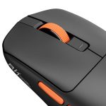 მაუსი Royal Kludge RK M30 Gaming Mouse Wireless, 2.4GHz, Bluetooth, USB Black Orange - Image 6