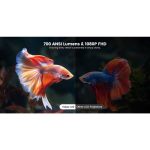 პროექტორი Yaber U12 Home Cinema, LCD Projector, FHD 1920x1080, 700lm, Black - Image 12