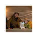 პროექტორი Yaber T2Plus, LCD Projector, FHD 1920x1080, 450Lm, JBL Speakers, Beige - Image 11