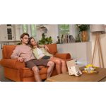 პროექტორი Yaber T2Plus, LCD Projector, FHD 1920x1080, 450Lm, JBL Speakers, Beige - Image 15