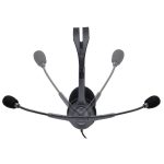 ყურსასმენი Logitech L981-000593 H111, Headphones, Wired, 3.5mm, Black - Image 2