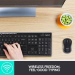 კლავიატურა+მაუსი Logitech MK270 Wireless Keyboard Black - Image 9