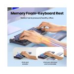 კლავიატურის მაჯის საყრდენი UGREEN LP669 (25248), Ergonomic Keyboard Wrist Rest, Black - Image 4