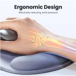 მაუსის პადი UGREEN LP668 (25244), Mouse Pad With Wrist Rest, S, Grey - Image 4