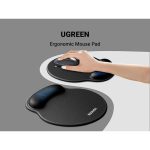 მაუსის პადი UGREEN LP668 (25245), Mouse Pad With Wrist Rest, S, Black - Image 4