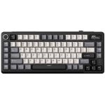 კლავიატურა Royal Kludge RK L75 RGB Mechanical Keyboard, Cream Switch, Hot Swappable, Wireless, Type-C, Bluetooth, 2.4GHz, Knight Black