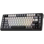 კლავიატურა Royal Kludge RK L75 RGB Mechanical Keyboard, Cream Switch, Hot Swappable, Wireless, Type-C, Bluetooth, 2.4GHz, Knight Black - Image 3